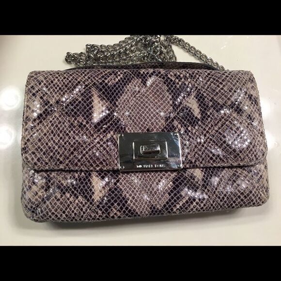 Michael Kors Snakeskin Purse - Picture 1 of 8